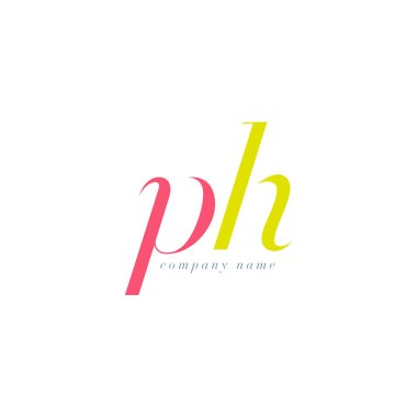 PH italik ortak harf Logo 