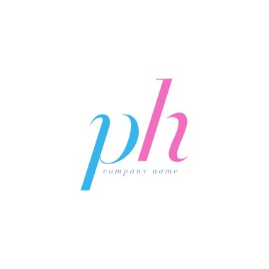 PH italik ortak harf Logo 