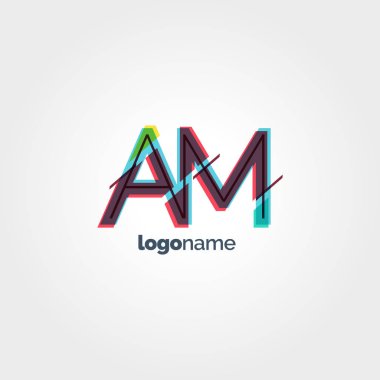 Harf Logo şablonu kulüpler