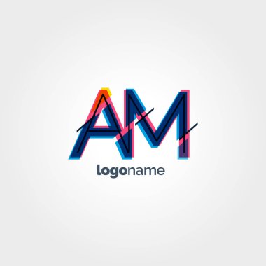 Harf Logo şablonu kulüpler