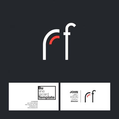 RF harf Logo kartvizit