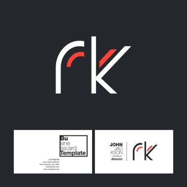 RJ harf Logo kartvizit