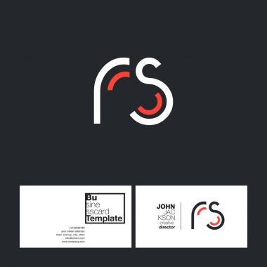 RS harf Logo kartvizit