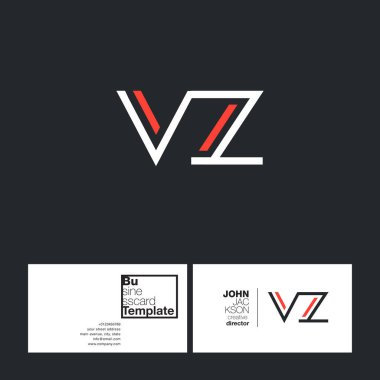 VZ harf Logo kartvizit 