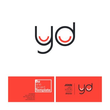 YD harf Logo kartvizit