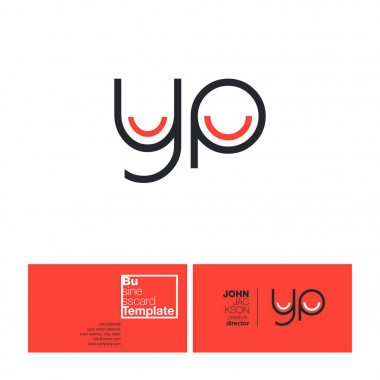 YP harf Logo kartvizit
