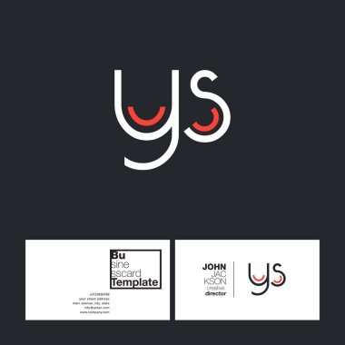 YS harf Logo kartvizit