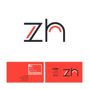 ZH harf Logo kartvizit
