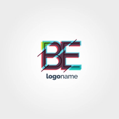 Multicolour harf logo olmak