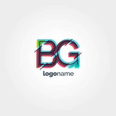 BG multicolour harf logo