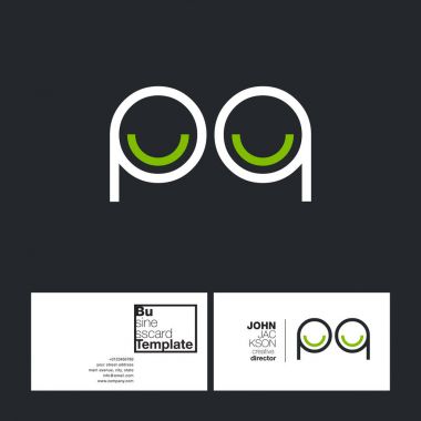 Pq harf Logo kartvizit 