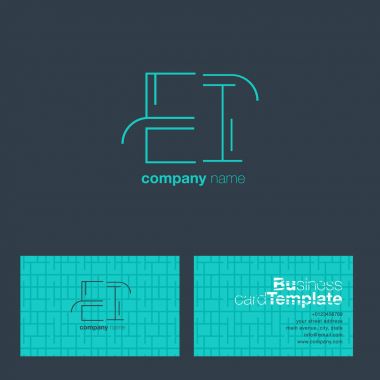 Ei harf Logo kartvizit 