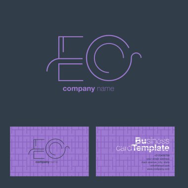 EQ harf Logo kartvizit 