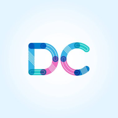 Bağlı dc harf logo