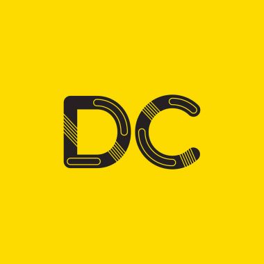 Bağlı dc harf logo