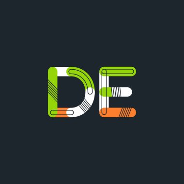 Bağlı de harf logo