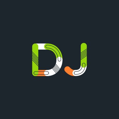 DJ harf logo bağlı