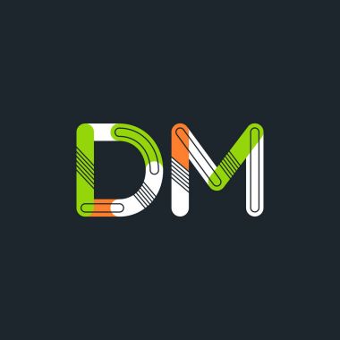 DM harf logo bağlı
