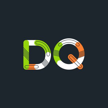 Bağlı Dq harf logo