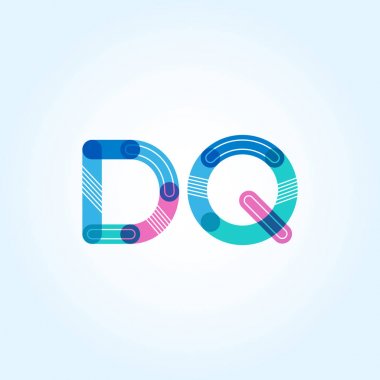 Bağlı Dq harf logo