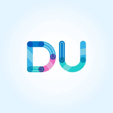 Bağlı du harf logo