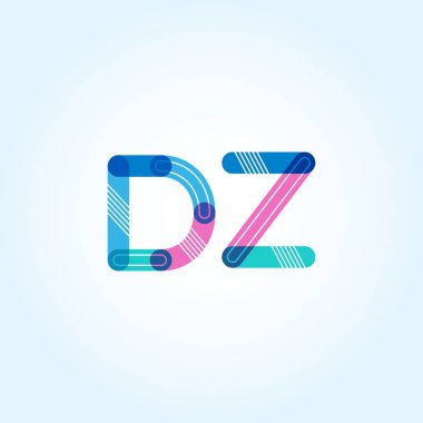 Bağlı Dz harf logo
