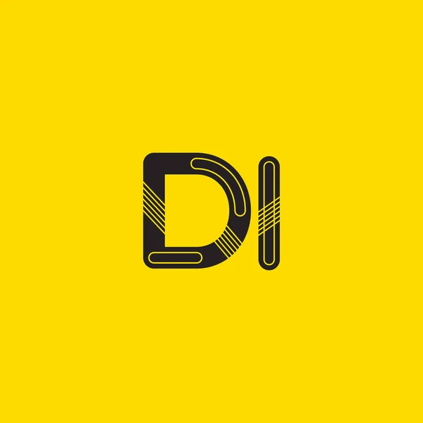 DI соединил буквы логотипа — стоковый вектор