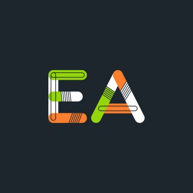 EA harf logo bağlı