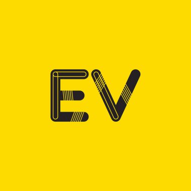 Bağlı ev harf logo