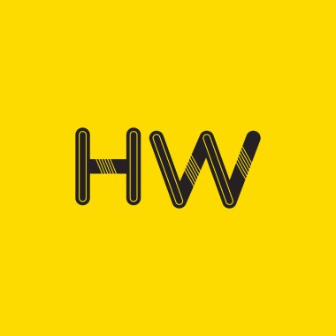 HW harf logo bağlı