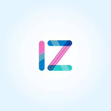 Iz harf logo bağlı