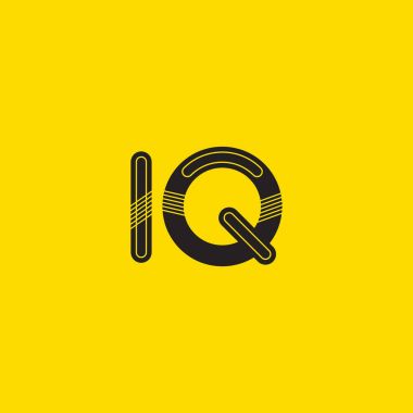 IQ harf logo bağlı