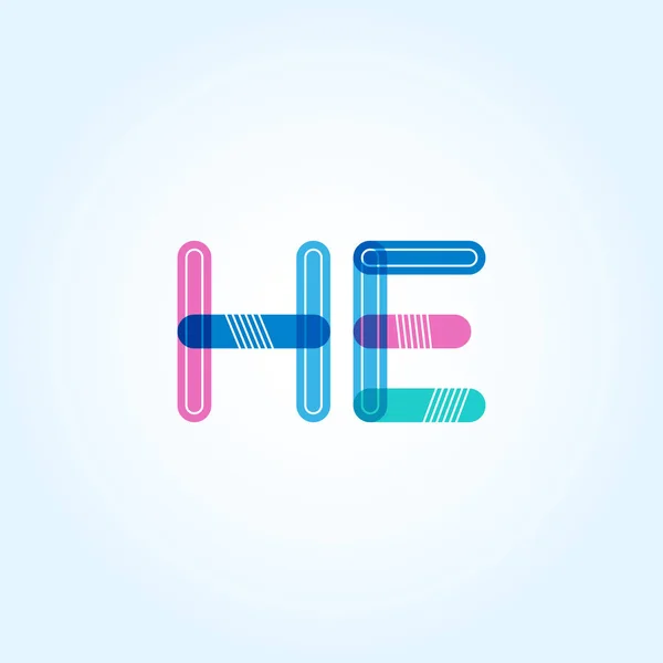 IL lettres connectées logo — Image vectorielle