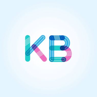 Bağlı kb harf logo
