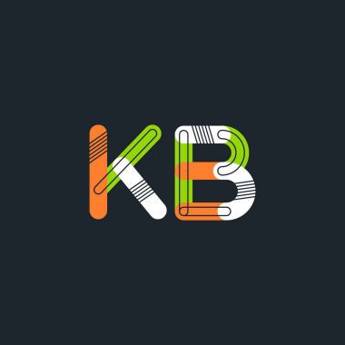 Bağlı kb harf logo