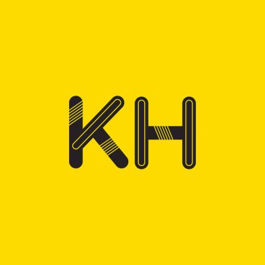 KH harf logo bağlı