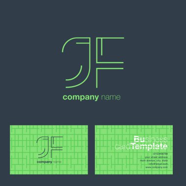JF çizgi harf logo