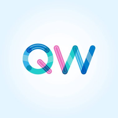 Qw harf logo bağlı