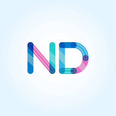 Bağlı Nd harf logo