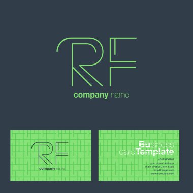 RF harf Logo kartvizit