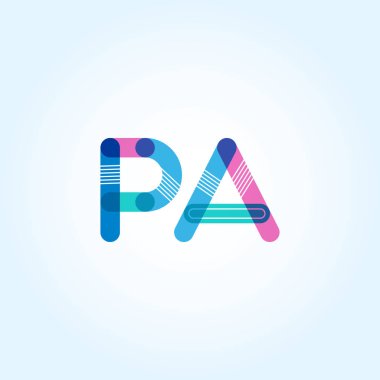 Bağlı Pa harf logo