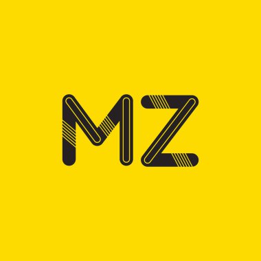MZ harf logo bağlı