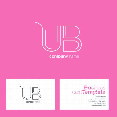 UB harf Logo kartvizit
