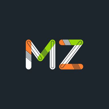 MZ harf logo bağlı