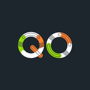 Bağlı Qo harf logo