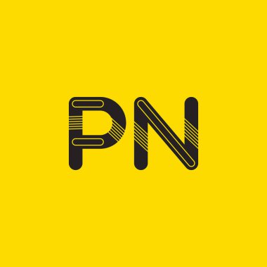 Bağlı Pn harfleri logosu