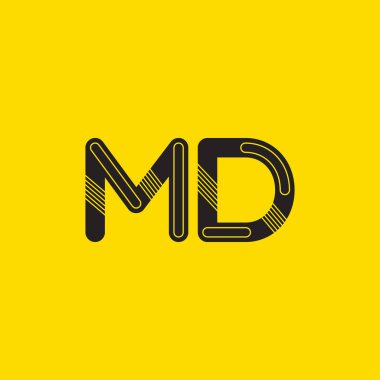 Bağlı Md harf logo