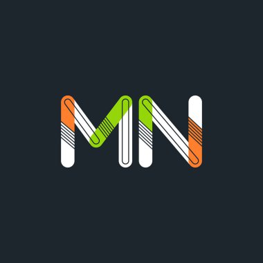 Bağlı Mn harf logo