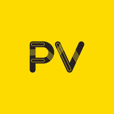 PV harf logo bağlı