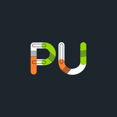 Pu bağlı harf logo